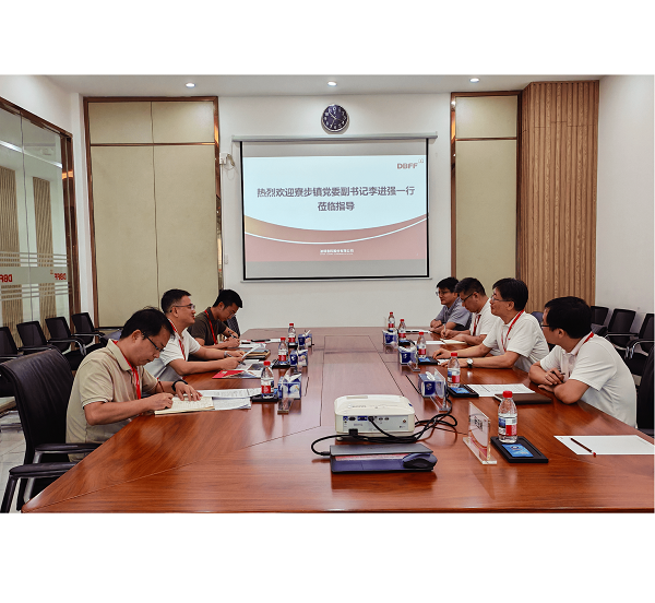 寮步镇李进强副书记带队走访我司